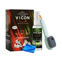 Adbeni Instant Shoe Cleaner With & 2Pc Liquid Dispenser Shoe Brush-2