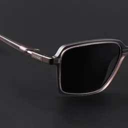 Voyage Unisex Square Sunglasses with Polarised and UV Protected Lens image 4