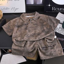 StyleCast x Revolte Boys Printed Polo Collar T-shirt With Shorts-image-59