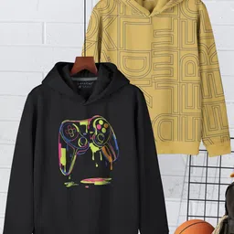HELLCAT Boys Graphic Printed Hoodie Sweatshirt-32