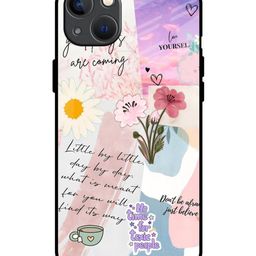 QRIOH Typography Printed iPhone 13 Mini Back Case Mobile Accessories-image-46