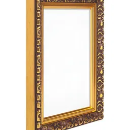 Golden Peacock Set Of 2 Rectangular Solid Table-Top Photo Frames - Copper-Toned Colour image 3