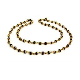 Divine souvenirs Unisex Gold-Plated Artificial Beaded Minimal Chain-86