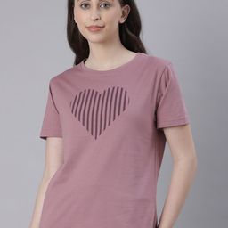 TWIN BIRDS Women Printed T-shirt-image-57