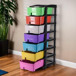 Kuber Industries Red Set of 1 Regular Drawer Organiser Organisers-0