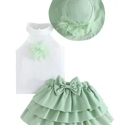 StyleCast x Revolte Girls Embellished Sleeveless Top With Skirt-image-56