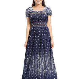 Inner Beats Women Blue Nightdress-image-99
