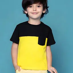 Luke & Lilly Boys Colourblocked Applique T-shirt-55