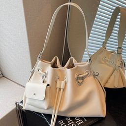 CORSICA Women Solid Structured Shoulder Bag with Pouch-image-9