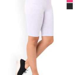 Nuego Girls Slim Fit Cycling Sports Shorts with Antimicrobial Technology-31