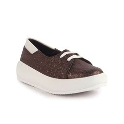 FAUSTO Women PU Round Toe Slip-On Sneakers-39