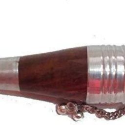 Chillum With Gitti Wooden, Stainless Steel Outside Fitting Hookah Mouth Tip-image-51