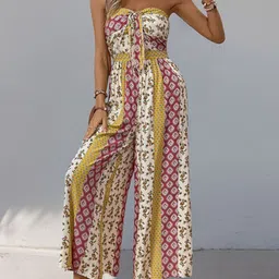 Routes by All About You Strapless Printed Basic Jumpsuit-picture-8