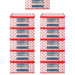 AMAK INC Red Fabric Multi-Utility Wardrobe Organisers-picture-12