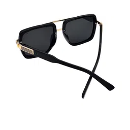 QUE UNIVERSE Men UV Protected & Polarized Square Sunglasses image 3