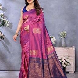 Moda Rapido Woven Design Zari Banarasi Saree-picture-24
