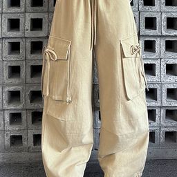 LULU & SKY Girls Loose Fit High-Rise Trousers-image-58