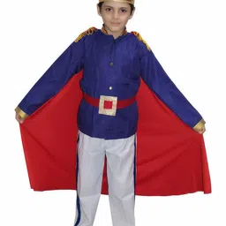 Kaku Fancy dresses Boys Fairytale Prince Charming Costume Shirt With Trouser & Cape-image-2
