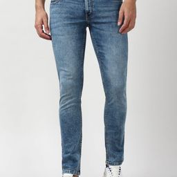 Peter England Casuals Men Slim Fit Mid-Rise Heavy Fade Jeans-picture-43