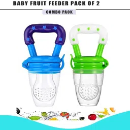 Silicone Baby Infant Fruit Feeder Dummy Pacifier Newborn Nipple ( Pack of 2) Feeder-image-67