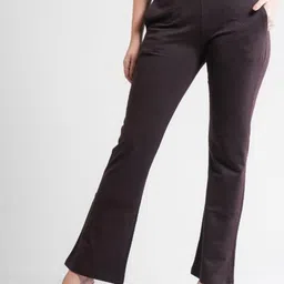 FLURR Women Relaxed Easy Wash Pleated Trousers-image-59
