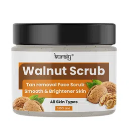 KURAIY Walnut Tan Removal & Revitalizing Face Scrub- 100g-19