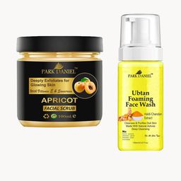 Park Daniel Set Of 2 Apricot Facial Scrub - 100 ml & Ubtan Foaming Face Wash - 150 ml-20