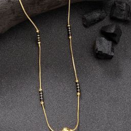 Anouk Gold-Plated Artificial Beads Mangalsutra-image-15