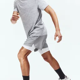 H&M Double-Layered Sports Shorts In DryMove image 3