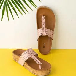 Inc 5 Women Ethnic Casual T-Strap Flats-image-37