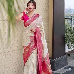 kriyafashion Woven Design Zari Kanjeevaram Saree-10