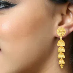 DIVASTRI Contemporary Jhumkas Earrings-picture-31