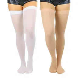 NESKA MODA Women Beige Stockings-image-42