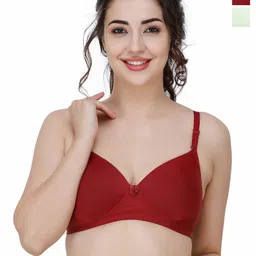 College Girl Pack Of 2 Full Coverage Lightly Padded T-shirt Bra-picture-13