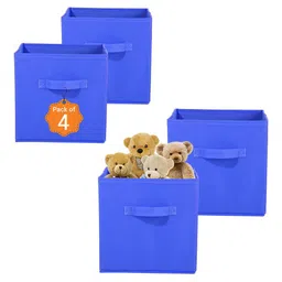 Kuber Industries Blue Set of 4 Regular Multi-Utility Organisers image 3