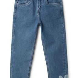 TALES & STORIES Girls Slim Fit Mid-Rise Stretchable Jeans-picture-34