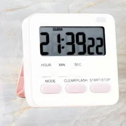 Digital White Clock-image-70