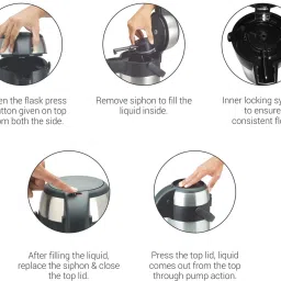 milton Beverage Dispenser 2500 ml Flask image 3