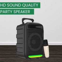 Clairbell Monster (BLUETOOTH TROLLEY SPEAKER) High Bass Sound Quality With Karaoke MicW297 35 W Bluetooth Party Speaker-image-80