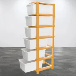 Multi-Functional Storage Drawer Cabinet Storage Organizer with Drawers PP Collapsible Wardrobe-22