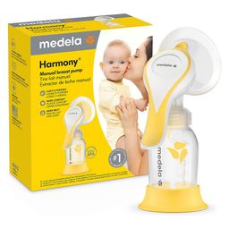Medela Harmony Manual Breast Pump - Cream And Yellow-15