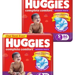 Huggies Wonder Pants Small Pant Style Diapers - 86 Pieces (Pack of 2)-image-38