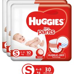 Huggies Dry Pants Small Size Diapers - 10 Pieces - ( Pack of 3 )-image-34