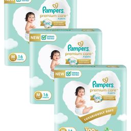 Pampers Premium Care Diaper Pants Medium - 16 Pieces - (Pack of 3)-picture-18