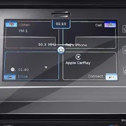 Wishguard Edge To Edge Screen Guard for Suzuki Swift ZXi AMT (2016-20) Navigation & Infotainment System [Clear, 2] image 3