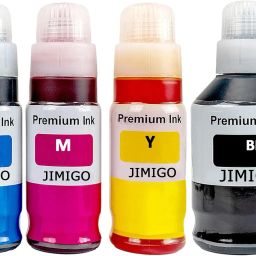 JIMIGO G2020,G2021,G2060,G3020,G3060 Black + Tri Color Combo Pack Ink Bottle-23