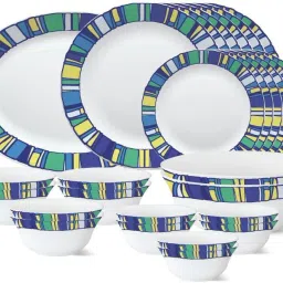 Pack of 27 Opalware Sapphire Dinner Set-image-39