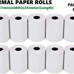 2inch 58 mm -25 mt Thermal Paper Rolls for All Billing Machines/Cash registers/Bluetooth Printers etc (Pack of 10 Rolls) 58mm 70 gsm Thermal Paper-image-28