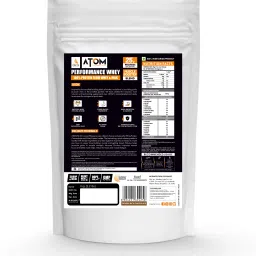 as-it-is nutrition ATOM Performance Whey 1Kg Double Rich Chocolate Whey Protein image 2