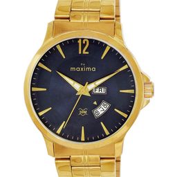 maxima Men Embellished Dial & Stainless Steel Straps Analogue Watch 68973CMGY-image-85
